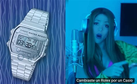 no cambies un rolex por un casio|Cambiaste un rolex por un casio. Shakira & Bizarrap, (Video/lyrics).